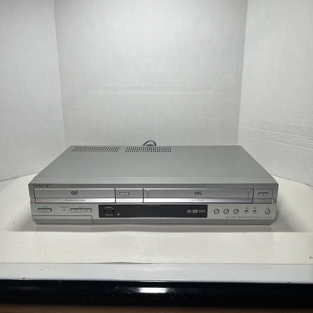 SONY SLV-D380P DVD VHS Combo Player & Recorder VCR No Remote TESTED WORKS 👌